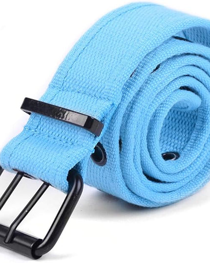 Boxed Gifts Parquet Casual Canvas Belt - Double Hole, Double Grommets for Men & Women