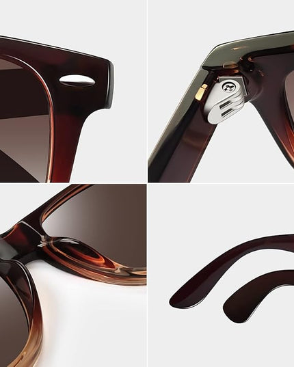 Joopin Square Sunglasses Polarized UV Protection Trendy Designer Sun Glasses Men Women