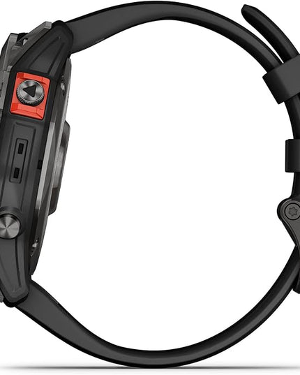 Garmin Fenix 7X Solar Multisport GPS Watch, Slate Grey with Black Band (Renewed)