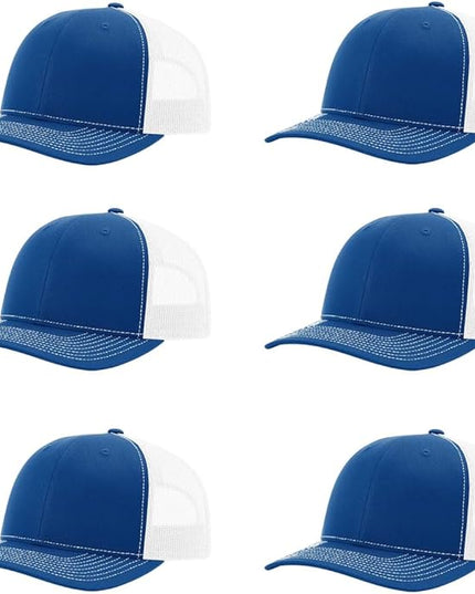 Richardson 112 Classic Six-Panel Adjustable Snapback Trucker Cap | Bulk Packs Available
