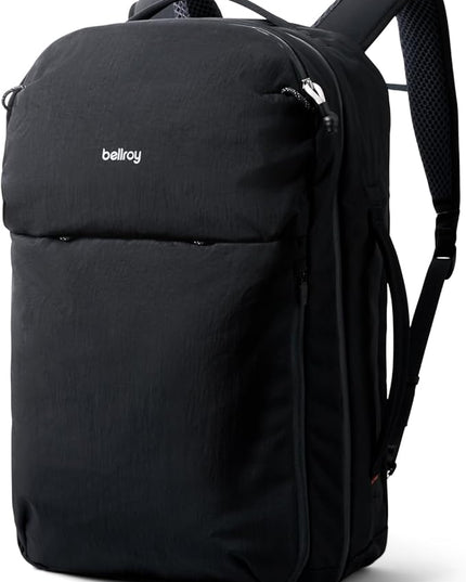 Bellroy Lite Travel Pack 30L (carry-on backpack, travel backpack for international travelers, with laptop pocket, interior packing cells and tuck-away shoulder straps) - Black