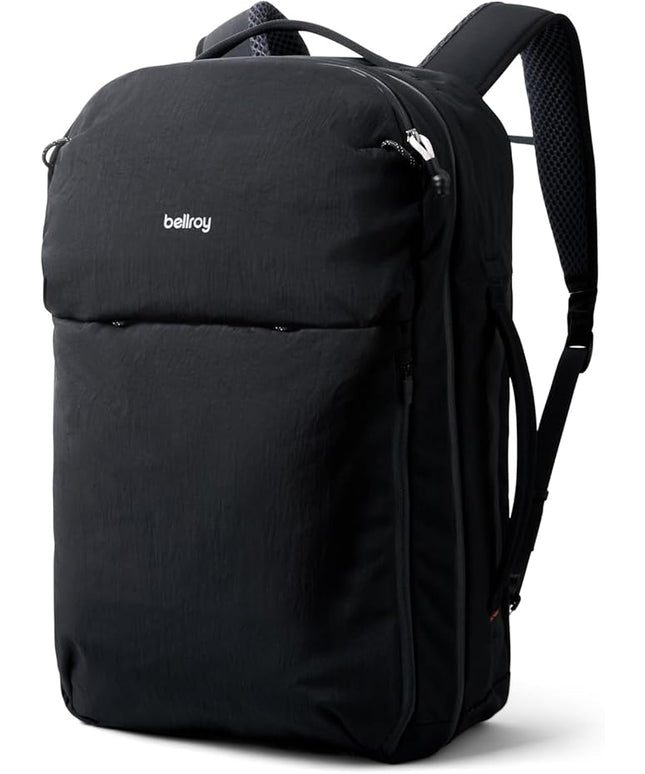 Bellroy Lite Travel Pack 30L (carry-on backpack, travel backpack for international travelers, with laptop pocket, interior packing cells and tuck-away shoulder straps) - Black