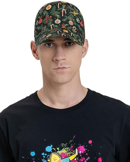 St. Patrick's Day Baseball Cap for Men Women Flower Print Sport Outdoor Travel Trucker Hat Sun Protection Dad Hats