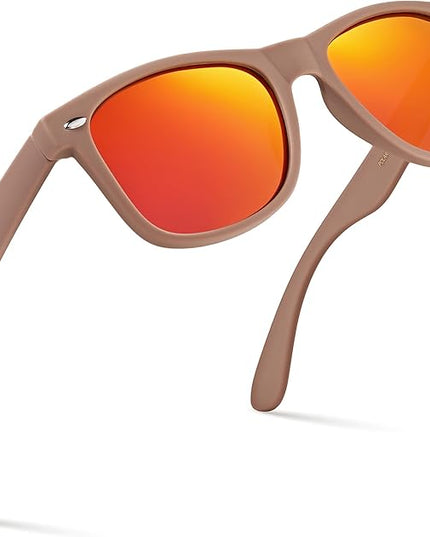 Retro Rewind Polarized Sunglasses for Men and Women - UV Protection Classic Sun Glasses