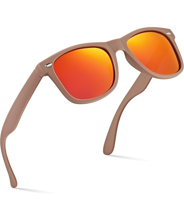 Retro Rewind Polarized Sunglasses for Men and Women - UV Protection Classic Sun Glasses