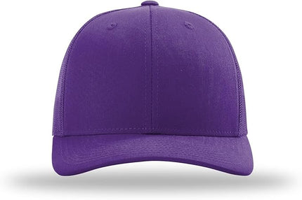 Richardson 112 Trucker Hat - Premium Adjustable Snapback Hat - Structured Six Panel Richardson Blank Caps
