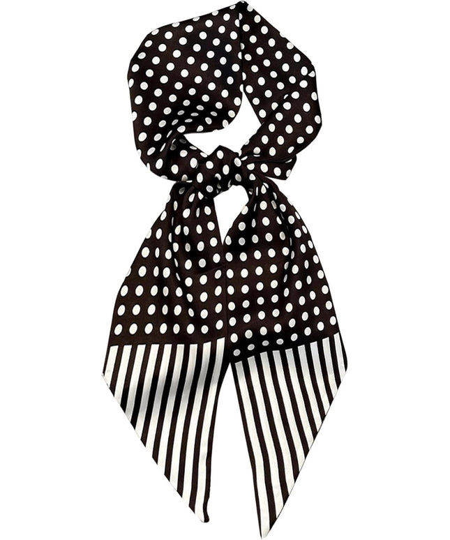 Head Scarf Purse Handle Neck Satin Hair Scarfs For Bag Lightweight Silky Long Thin Women's Fashion Scarves 59 * 5.9”