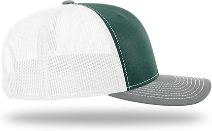 Richardson 112 Trucker Hat - Premium Adjustable Snapback Hat - Structured Six Panel Richardson Blank Caps