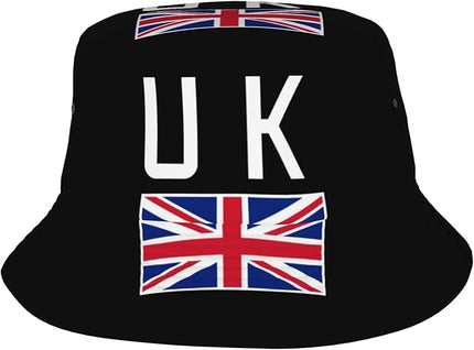 Funny Flag Bucket Hat for Men Women, Fisherman Hats Packable Fashion Sun Cap for Travel Outdoor Beach Boys Girls