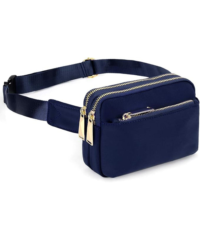 UTO Fanny Pack for Women Crossbody Trendy Fashion Belt Purse Chest Waist Hip Bumbag for Outdoor Shopping Travel Hiking