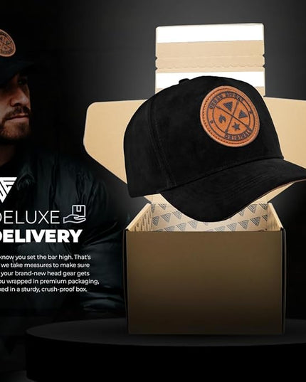 Urban Effort Mesh Back Cap - for Men and Women Baseball Hat 5-Panel Trucker Hat - Great Snapback Closure for Hunting & Hiking