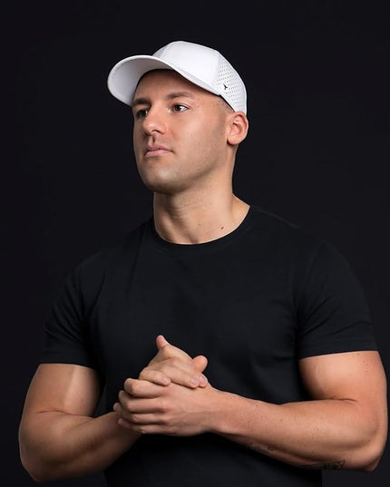 PHNX FIT Performance Snapback Hat for Men & Women - Water Resistant & Sweat Wicking, Lightweight Workout Cap | Running | Golf