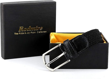 Braided Canvas Woven Elastic Stretch Belts for Men/Women/Junior with Multicolored