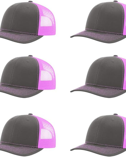 Richardson 112 Classic Six-Panel Adjustable Snapback Trucker Cap | Bulk Packs Available