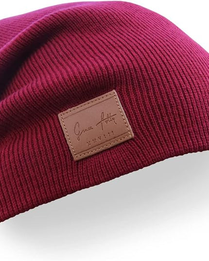 Grace Folly Knit Beanie Hat Cap for Men or Women