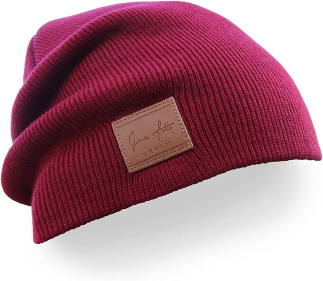 Grace Folly Knit Beanie Hat Cap for Men or Women
