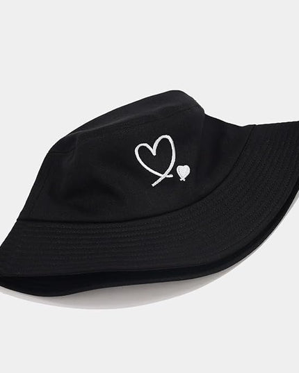 XYIYI Fashion Embroidery Bucket Hat Cotton Beach Fisherman Hats for Women Girls