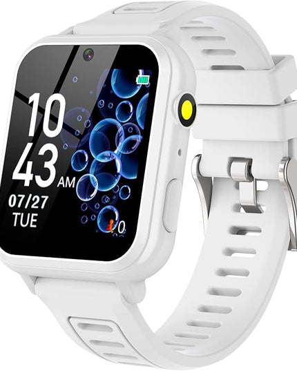 Phyulls Kids Smart Watch Gift for Girls Age 4-12, Smart Watch for Kids with 39 Games HD Touch Screen Watches Camera Video Music Pedometer Flashlight Educational Toys Birthday Gifts for Girls