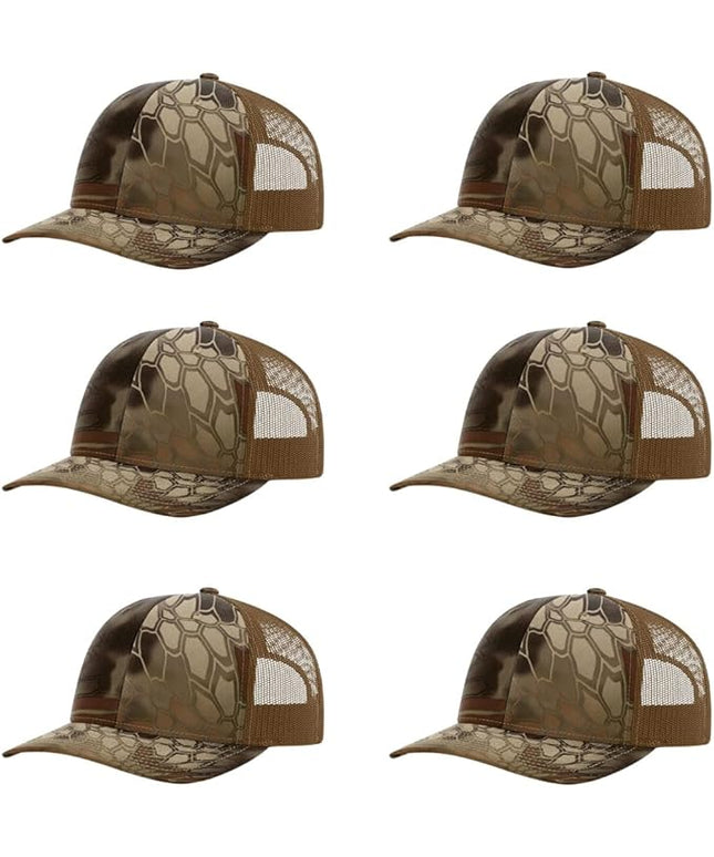 Richardson 112 Classic Six-Panel Adjustable Snapback Trucker Cap | Bulk Packs Available