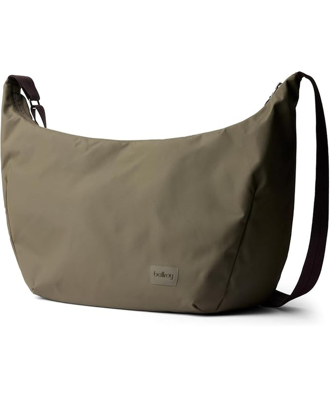 Bellroy Laneway Crescent Bag (12 liter streamlined, crescent crossbody with internal and external pockets, adjustable strap and surprising storage) - SeaKelp