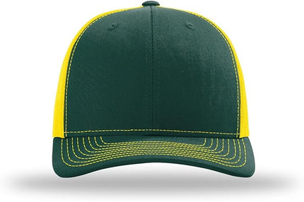 Richardson 112 Trucker Hat - Premium Adjustable Snapback Hat - Structured Six Panel Richardson Blank Caps