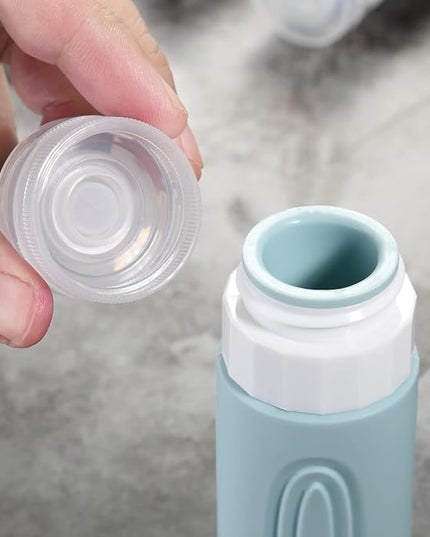 Travel Bottles for Toiletries, Tsa Approved 3oz Travel Size Containers BPA Free Leak Proof Refillable Liquid Silicone Squeezable Travel Accessories for Shampoo Conditioner Lotion (4 Pack)