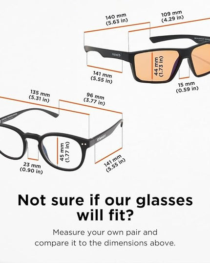 Horus X • Blue Light Glasses Men Women | Blue Light Blocking Glasses for Screen Anti-Fatigue Eye Migraine | Gaming Glasses V3
