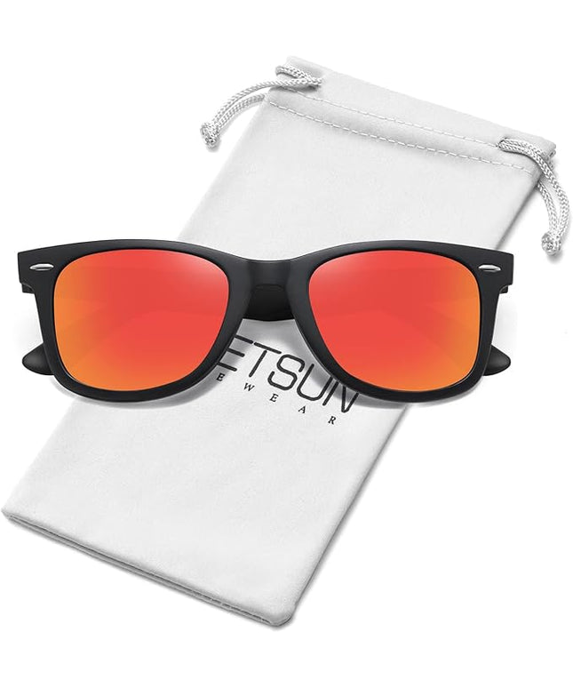 MEETSUN Polarized Sunglasses for Women Men Classic Retro Square Frame Driving Sun Glasses UV Protection