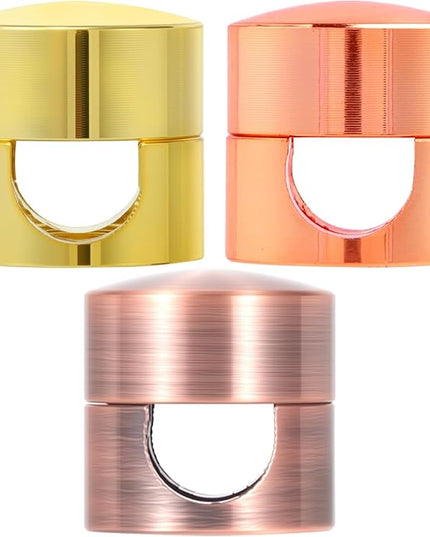 3 Sets Charger Holders for Cords, Adjustable Cable Anchor Holders, Adhesive Metal Cord Clips, Cable Management Wire Organizers for Desk, Office, Nightstand - Gold, Red Bronze, Rose Gold
