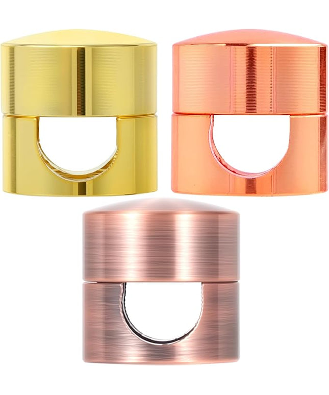3 Sets Charger Holders for Cords, Adjustable Cable Anchor Holders, Adhesive Metal Cord Clips, Cable Management Wire Organizers for Desk, Office, Nightstand - Gold, Red Bronze, Rose Gold