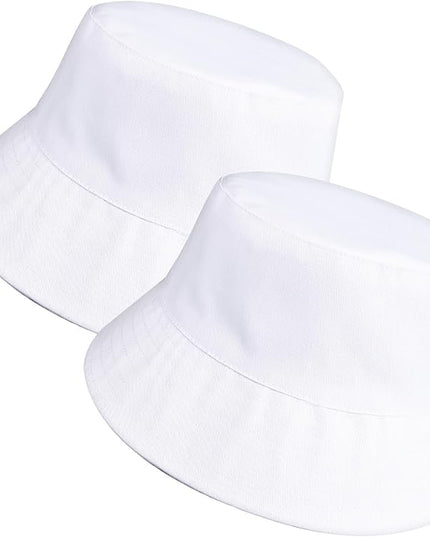 DASSNANE Sublimated Bucket Hats Bulk Solid Color DIY Blank Hat Bucket Hats for Men, Women and Adults