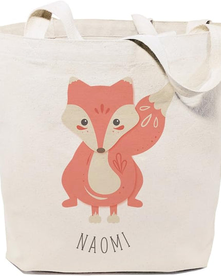 The Cotton & Canvas Co. Animal Tote and Handbag for Kids, Teens and Adults