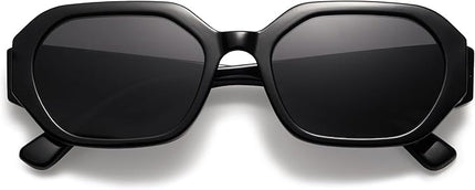 SOJOS Polarized Sunglasses For Women Retro Rectangle Womens Sun Glasses Trendy Narrow Square 90s Shades SJ2232