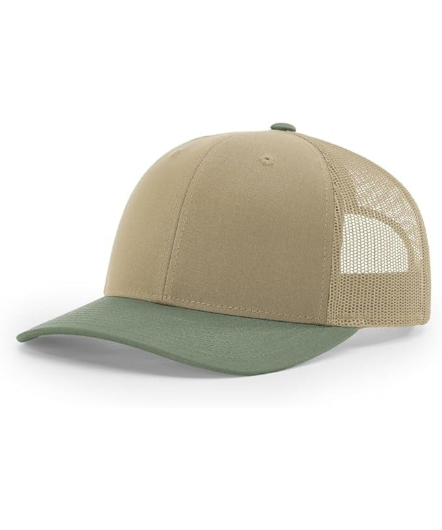 Richardson 112 Classic Six-Panel Adjustable Snapback Trucker Cap | Bulk Packs Available