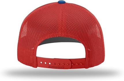 Richardson 112 Trucker Hat - Premium Adjustable Snapback Hat - Structured Six Panel Richardson Blank Caps