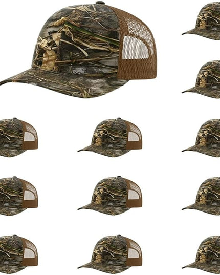 Richardson 112 Classic Six-Panel Adjustable Snapback Trucker Cap | Bulk Packs Available