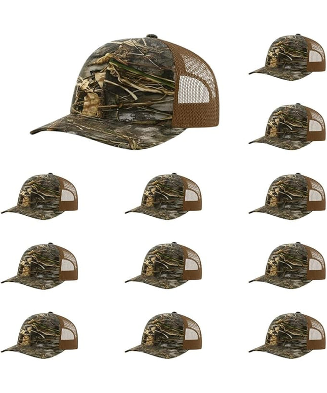 Richardson 112 Classic Six-Panel Adjustable Snapback Trucker Cap | Bulk Packs Available