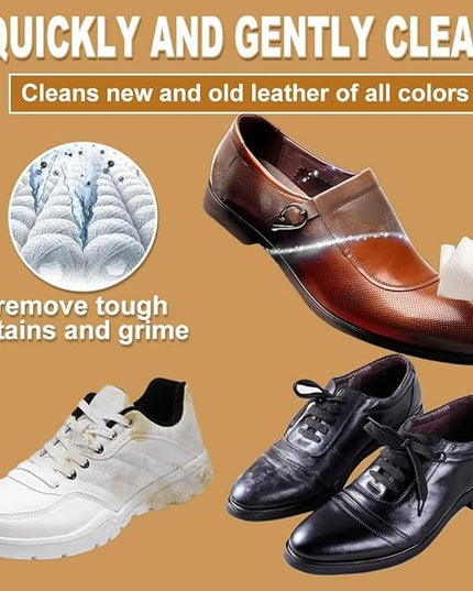Air Jungles 3in1 Leather Cleaner Wipes 70 Count (Pack of 3), Extra Large 8" x 10" Size, Clean Condition Protect Wipes for Vinyl and Leather Apparel Furniture Auto Car Interior Shoes Boots Bags