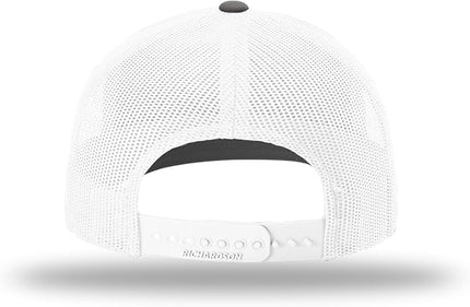 Richardson 112 Trucker Hat - Premium Adjustable Snapback Hat - Structured Six Panel Richardson Blank Caps