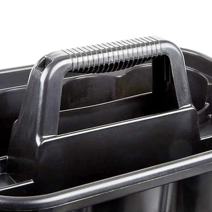 Rubbermaid Commercial Products Deluxe Carry Caddy for Take-Out Coffee/Soft Drinks Postmates/Uber Eats/Food Delivery Cleaning Products Sports/Water Bottles Black