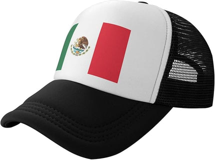 Cute Flag Baseball Cap for Men Women Mesh Trucker Hat Adjustable Patriotic Snapback Baseball Hat for Sports Running