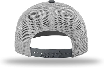 Richardson 112 Trucker Hat - Premium Adjustable Snapback Hat - Structured Six Panel Richardson Blank Caps