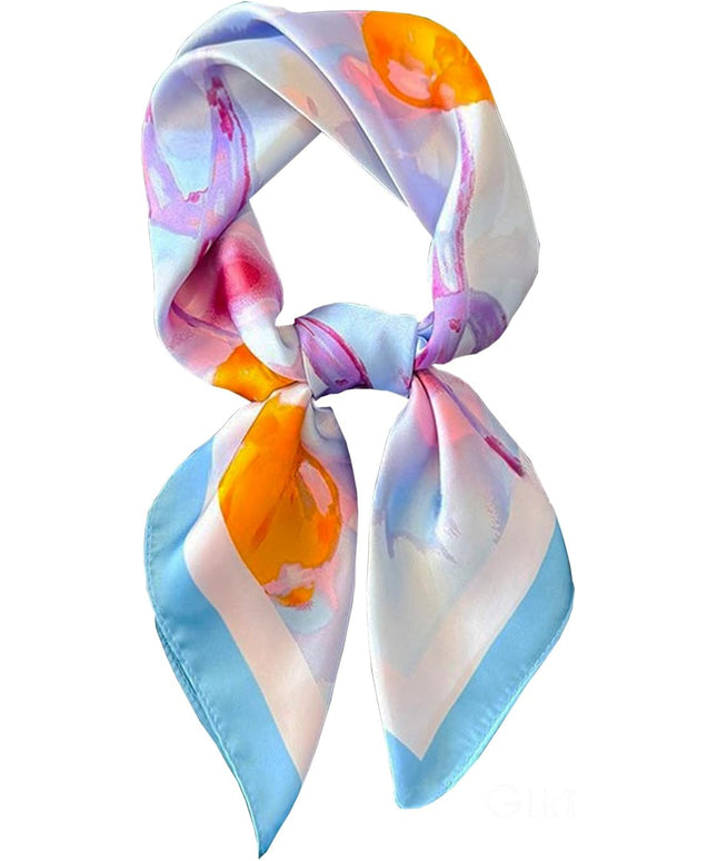 Satin Bandana Headscarf for Women Silky Hair Scarves for Fashion Lightweight