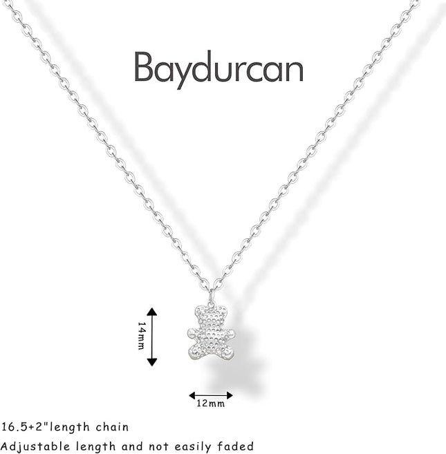 Baydurcan Pendant Necklace for Women Evil Eye Ankh Bow Necklace for Friends Sister Birthday Just Because Christmas Gifts