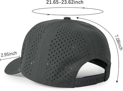 Quick Dry Baseball Cap Snapback Hats Mesh Trucker Hat for Men Women Water-Resistant Outdoor Golf Hat Ball Cap
