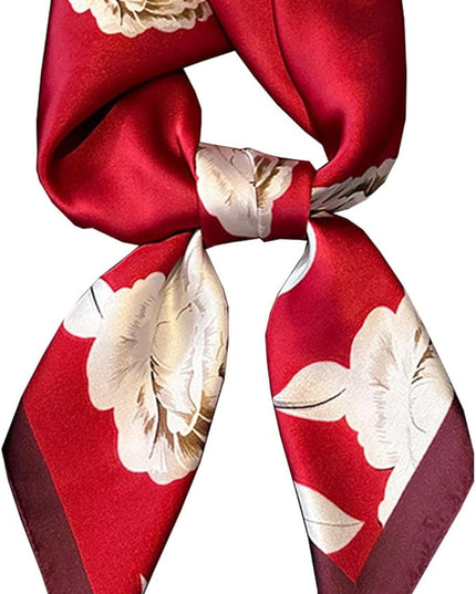 Dailyacc Hair Bandanas Scarf For Women Lightweight Fashion Neck Silk Satin Head Scarves For Sleeping Handbags Scarf