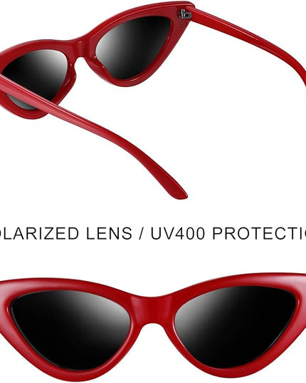 Joopin Polarized Cat Eye Sunglasses for Women Vintage Cateye Sun Glasses UV400 Protection