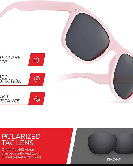 Retro Rewind Polarized Sunglasses for Men and Women - UV Protection Classic Sun Glasses