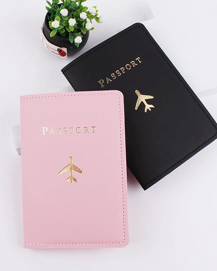 Passport Wallets Travel Holder Set, Honeymoon gift, couple passport holder for honeymoon, Travel Luggage Tags Passport Cover for Wedding Bridal Shower Gift