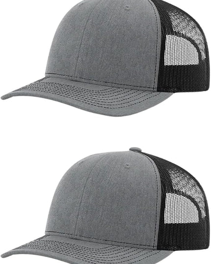 Richardson 112 Classic Six-Panel Adjustable Snapback Trucker Cap | Bulk Packs Available